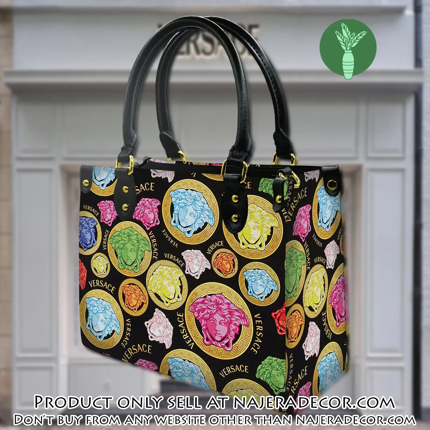 Versace women luxury leather handbag 3d lhb1040 njr3408138